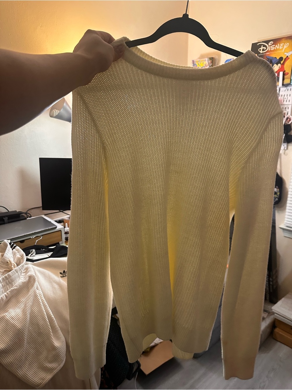 H&M off white sweater